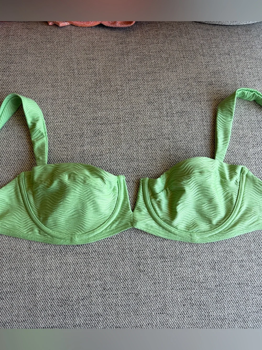 Monday Swimwear Covelly Top in pistachio